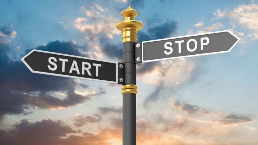 start and stop