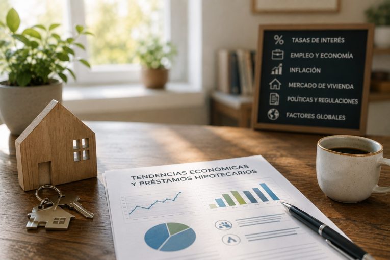 Cómo las tendencias económicas influyen en los préstamos hipotecarios